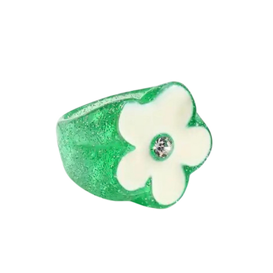 Flower Bomb cream & Green