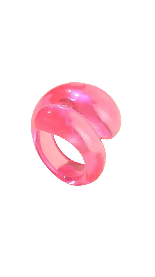 Swirl ring Pink