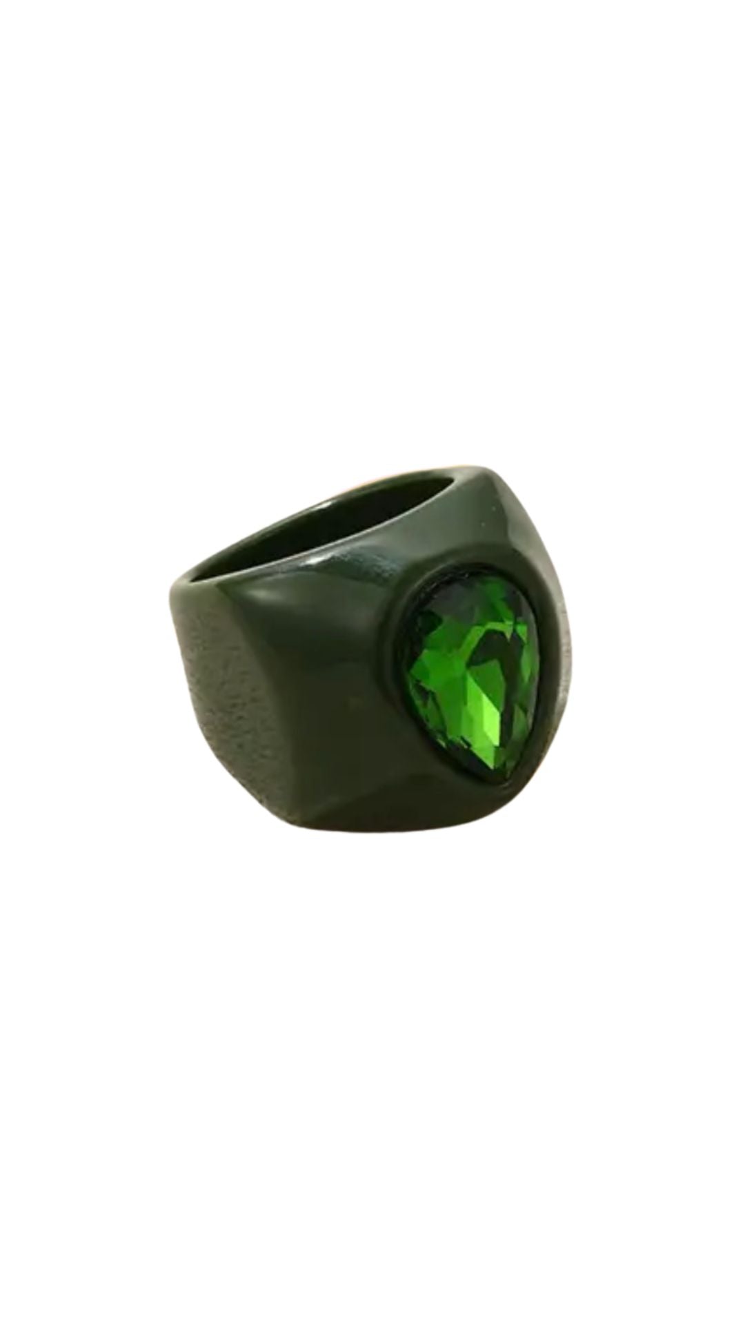 Teardrop Green ring
