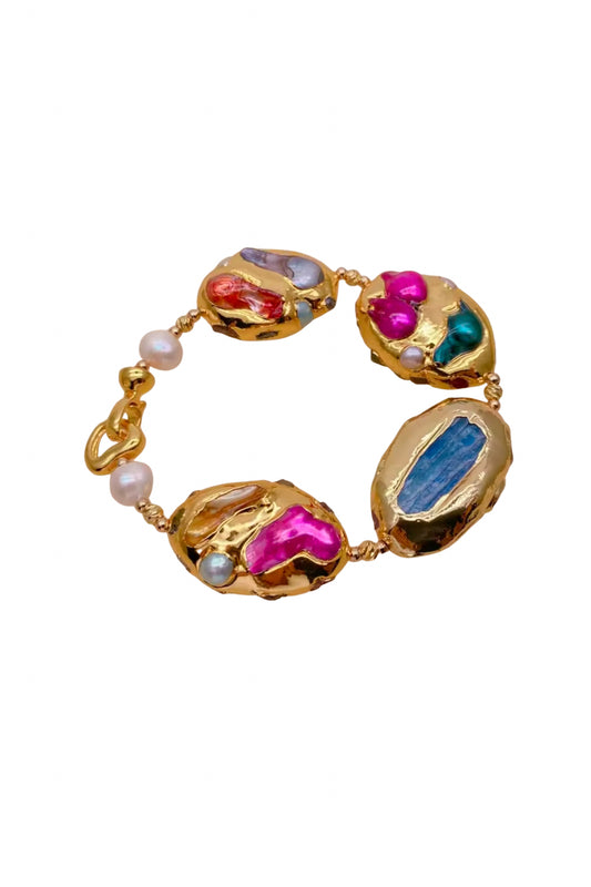 Kaleidoscope Gold Bracelet