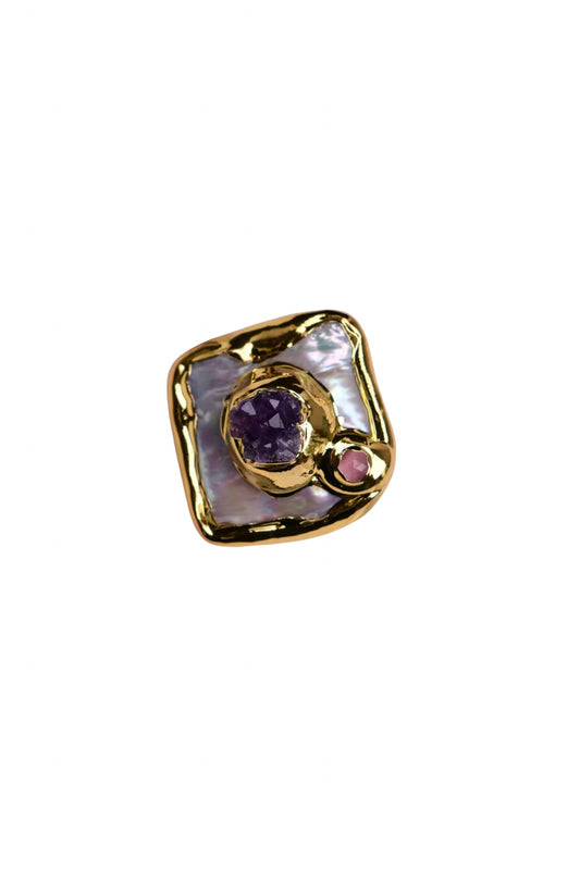 Celeste Cluster Ring
